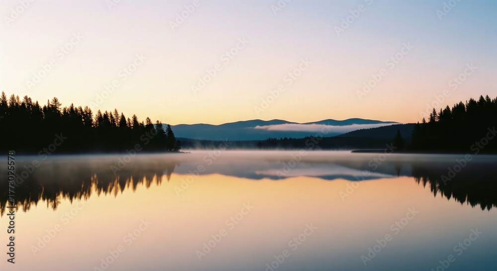 Fototapeta premium Calm Lake Reflection