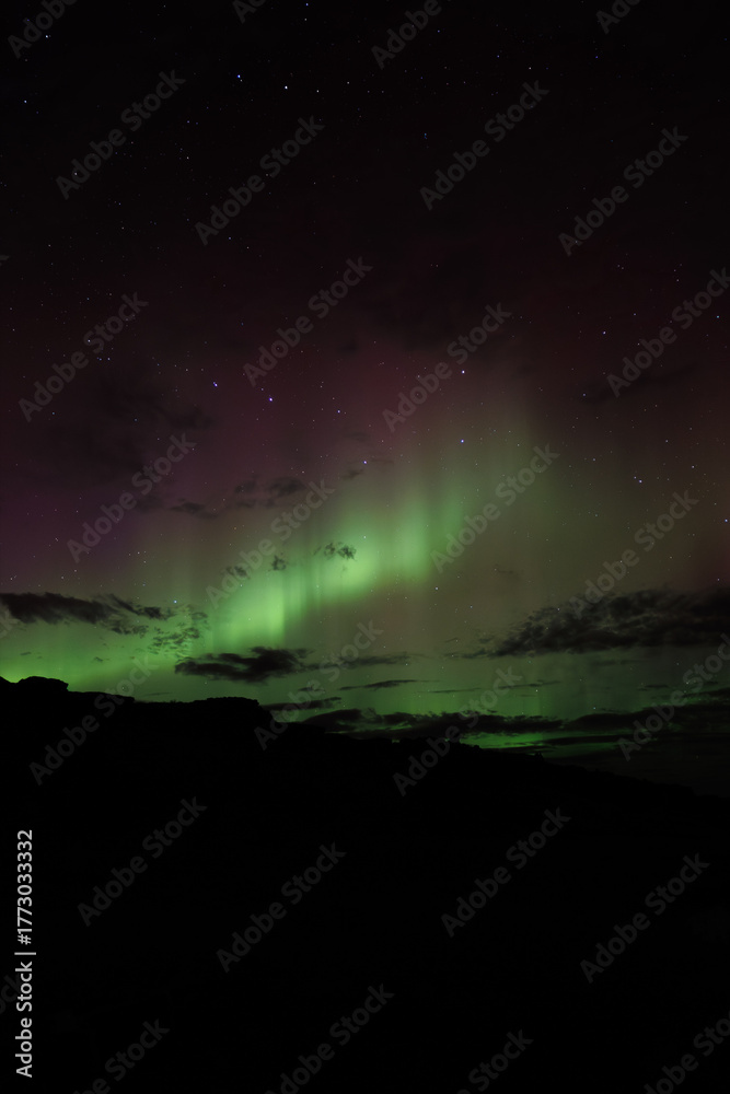 Fototapeta premium Aurora Boreal en Islandia