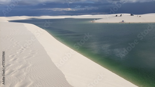 Where sand meets water and time slows down. Lençóis Maranhenses: Between crystal-clear lagoons and endless dunes