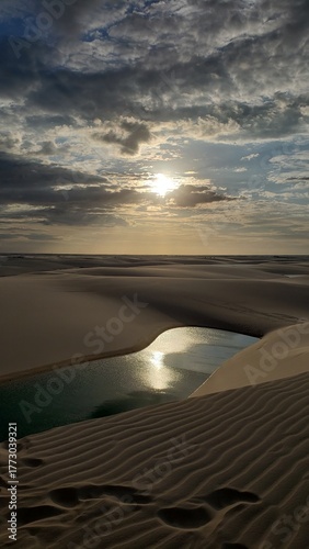 Where sand meets water and time slows down. Lençóis Maranhenses: Between crystal-clear lagoons and endless dunes