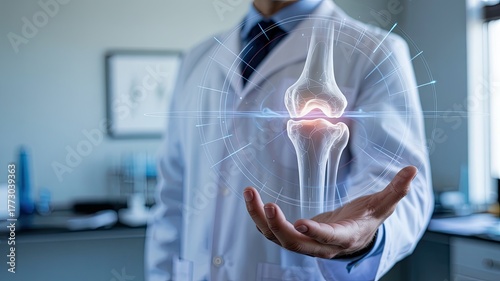 Doctor presents stunning knee joint hologram for medical study