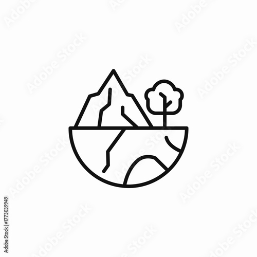 nature environment earth icon sign vector