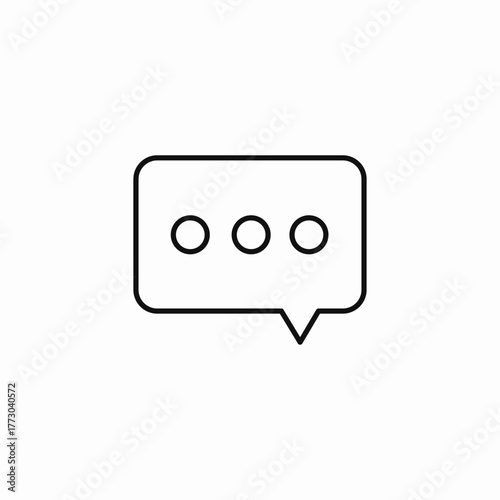 single typing message icon sign vector