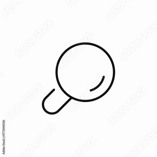 magnifying glass search tool icon sign vector