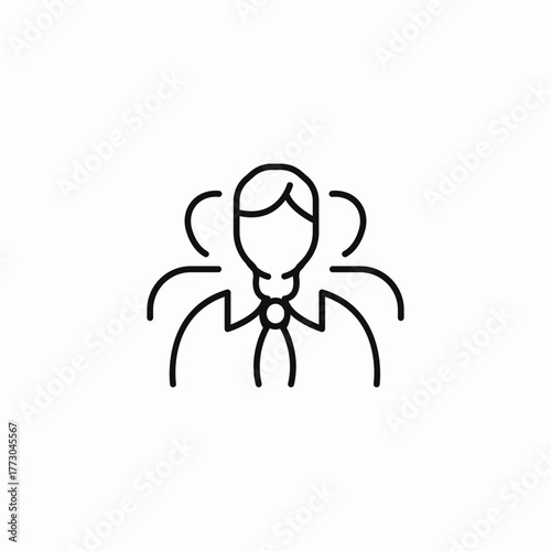 team group users icon sign vector