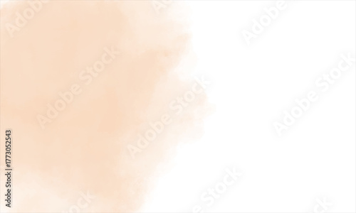 Illustration vector graphic of a soft peach watercolor gradient background with subtle transitions to cream and white. Perfect for minimalist designs, invitations, presentations, or elegant templates.