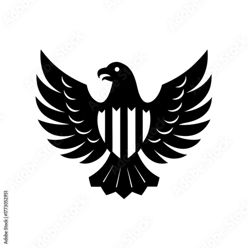 Majestic American Eagle Icon National Symbol Freedom Power Strength Design