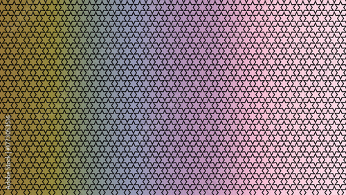 Seamless Geometric Star Pattern with Gradient Background