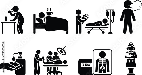 Healthcare icon set