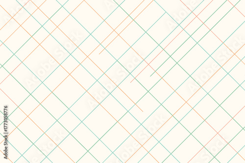 Geometric pattern with intersecting lines in soft colors on a light background