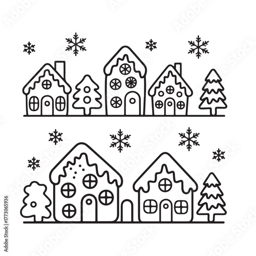 cute candle with holly bold & easy cute christmas coloring page, Whimsical Gingerbread House Coloring Pages for Kids & Adults, Christmas Coloring Pages, bold & easy cozy winter coloring book pages,