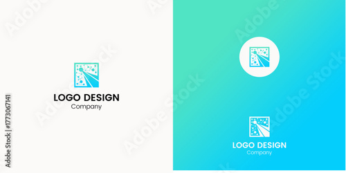 Modern Abstract Colorful Logo Design Concept for Branding