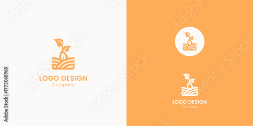Modern Abstract Colorful Logo Design Concept for Branding