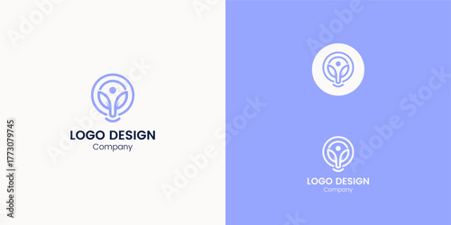 Modern Abstract Colorful Logo Design Concept for Branding