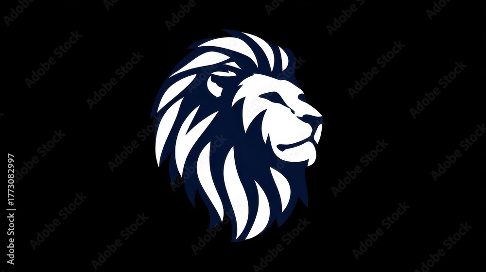 Fototapeta premium Lion Logo, no logos, no brands