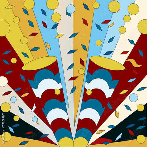 confetti colorful party celebration joy