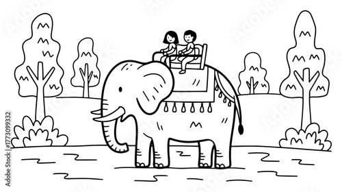 Halloween Pumpkins Jack o Lantern Seamless Border Hand Drawn Vector