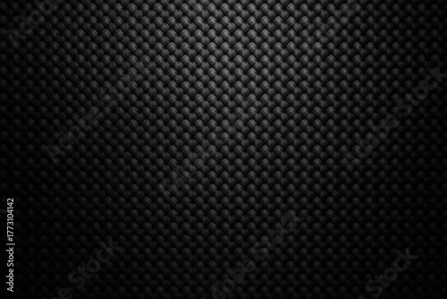 Wallpaper Mural Dark chrome carbon fiber weave with glossy black gradient premium seamless background Torontodigital.ca