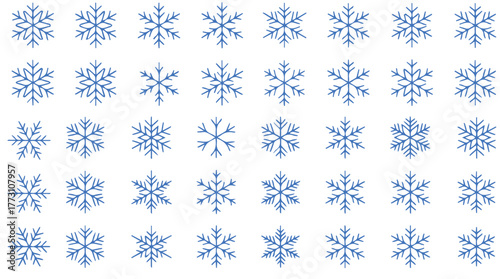 Discover stunningly intricate blue snowflake designs, perfect for adding a touch of winter magic and elegant frosty charm to your festive holiday projects and cool seasonal branding.