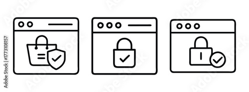 Secure online shopping website security ecommerce protection safe transaction approved payment gateway