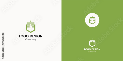 Modern Abstract Colorful Logo Design Concept for Branding