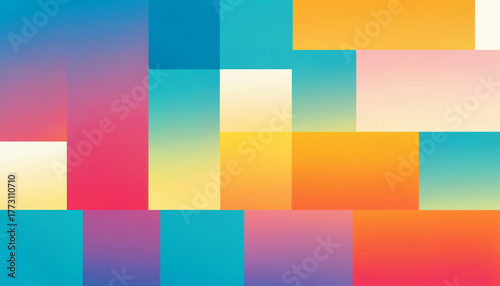 abstract geometric mosaic b...