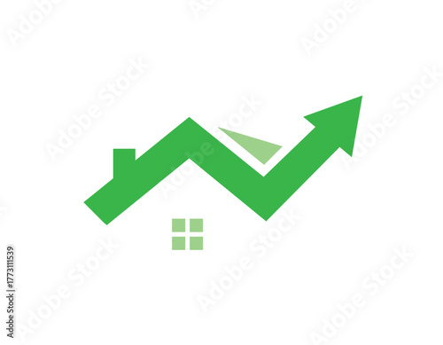 Real Estate Market Stock Logo