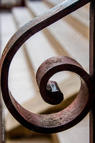 Volute de fer forgé