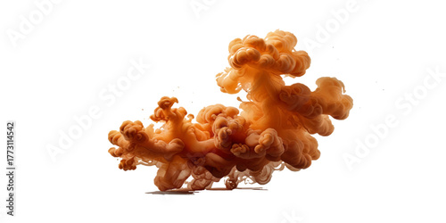 orange. bright paint color powder festival background.	
