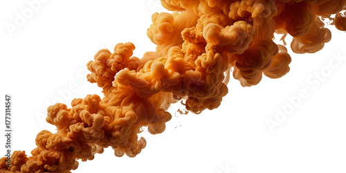 orange. bright paint color powder festival background.	
