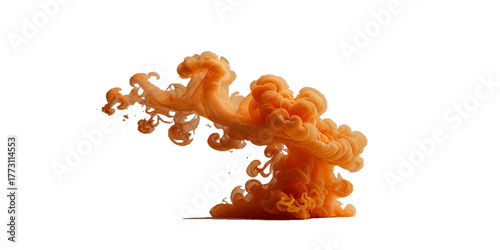 orange. bright paint color powder festival background.	
