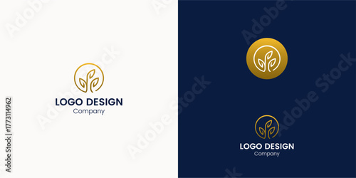 Modern Abstract Colorful Logo Design Concept for Branding