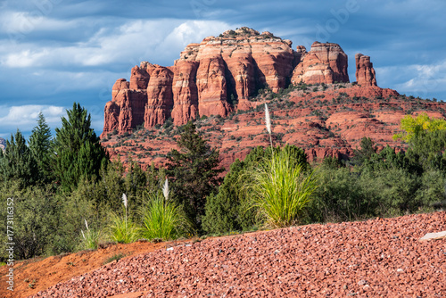 Fotografie Sedona red rock bluff