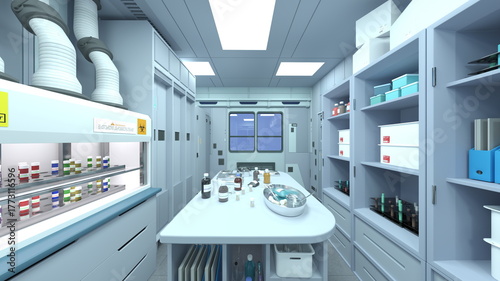 研究室　3DCGレンダリング