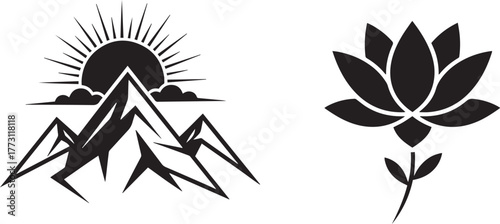 Dark Academia & Occult Art: Book, Tree, and Winged Skull Illustrations