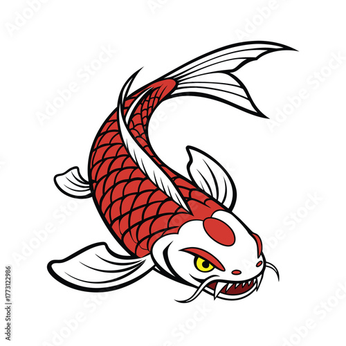 fish tattoo vector
