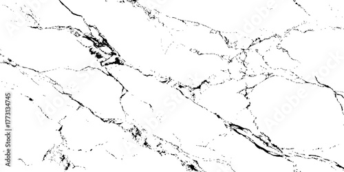 "Elegant white marble texture with fine black veins, natural stone background for modern interior design, luxury surface pattern for wall, floor, and product mockups in high resolution"