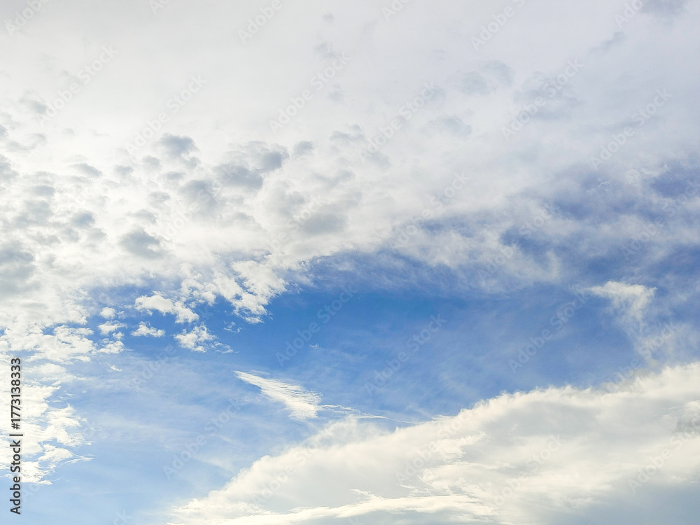 Obraz premium blue sky with dramatic clouds