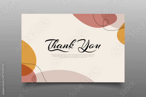,thank you card template design,thank you card hand drawn lettering. Calligraphy text composition isolated on white background. Vector lettering design. Black handwriting text. Vector illustration