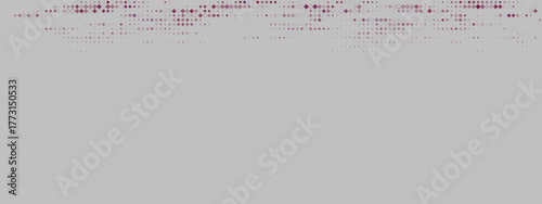 Abstract digital background with subtle purple and maroon geometric diamond and dot pattern on a light grey surface.