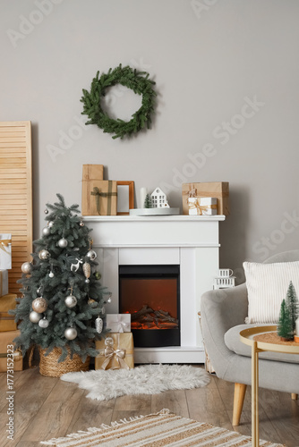 Interior of living room wit...