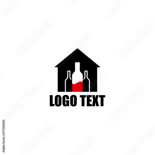 Wine House Logo Design