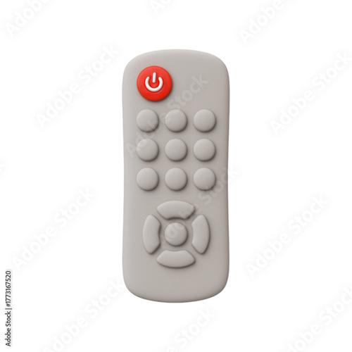 Remote control isolated on transparent background