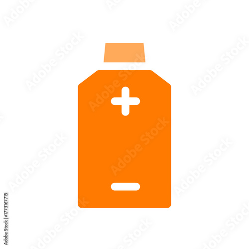 battery cell orange icon