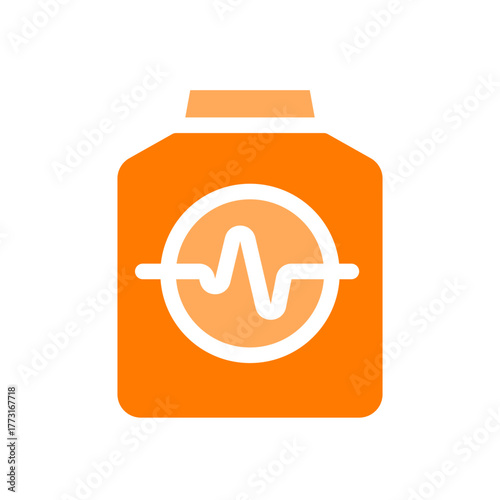 battery health orange icon