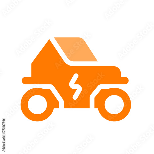 compact ev orange icon