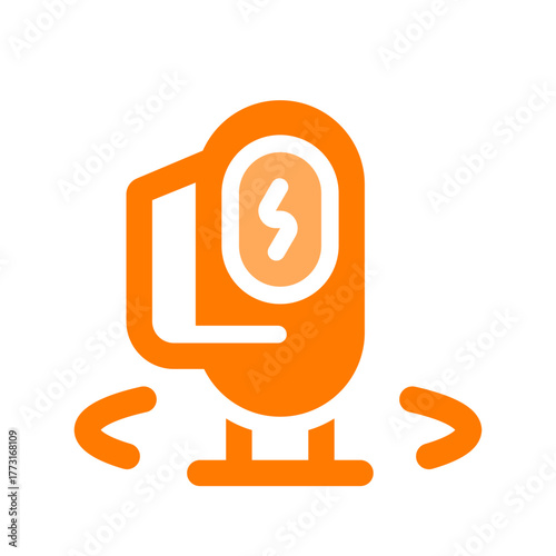 nearest charging station orange icon