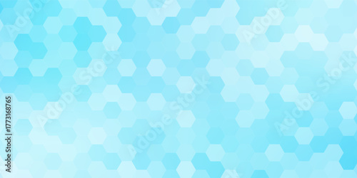 Abstract medical background with hexagons shape pattern. Concepts and ideas for healthcare technology, innovation medicine, health, science and research