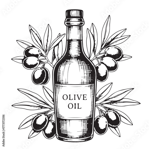bottle of olive oil