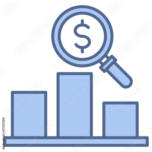 Competitive Advantage Blue Icon